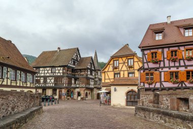 Street in Kaysersberg, Alsace, France