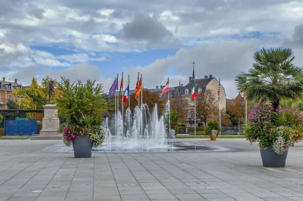 Plaza Rapp en Colmar, Francia —  Fotos de Stock