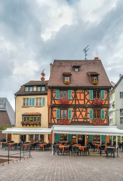 Historiska hus, Colmar, Alsace, Frankrike — Stockfoto