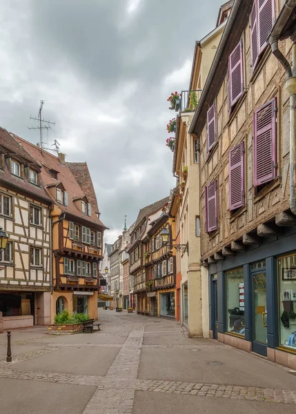 Улица в Colmar, France — стоковое фото