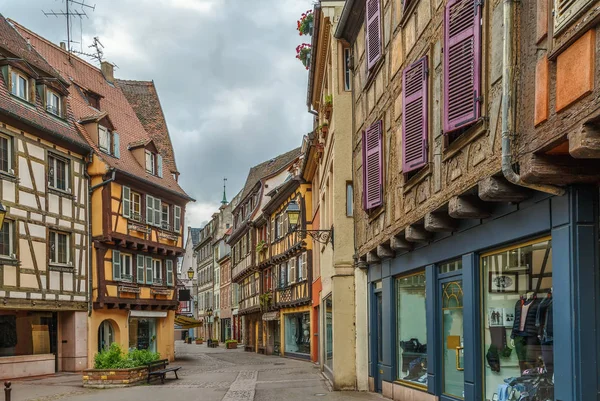 Улица в Colmar, France — стоковое фото