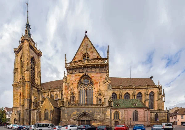 St. Martin Kilisesi, Colmar, Fransa — Stok fotoğraf