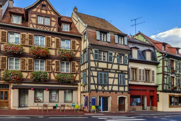 Улица в Colmar, France — стоковое фото