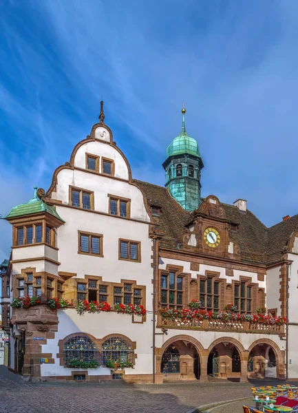 Stadhuis van Freiburg, Duitsland — Stockfoto