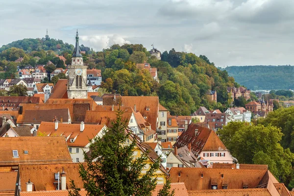 Widok z Tübingen, Niemcy — Zdjęcie stockowe