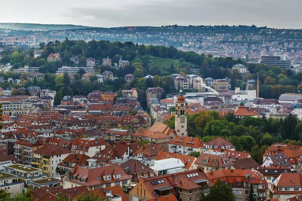 Hill, Almanya Stuttgart'tan görünümünü — Stok fotoğraf