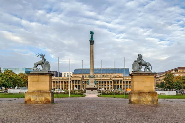 Jubileum kolom, Stuttgart, Duitsland — Stockfoto