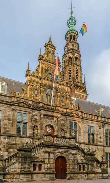 Stadhuis (Municipio), Leida, Paesi Bassi — Foto Stock