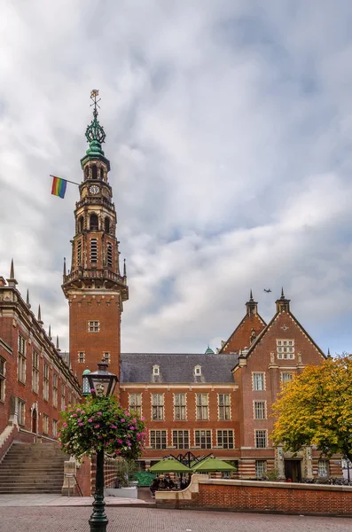Stadhuis (City Hall), Leiden, Netherlands — стокове фото