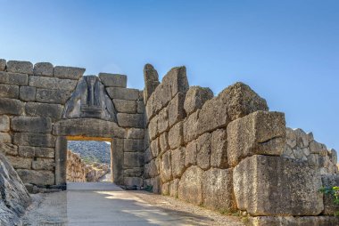 Aslanlı kapı Mycenae, Yunanistan