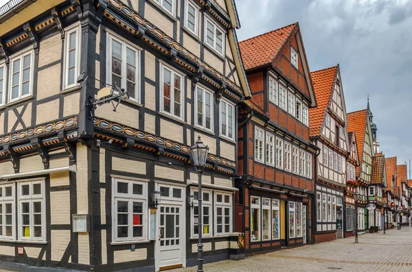 Street i Celle, Tyskland – stockfoto