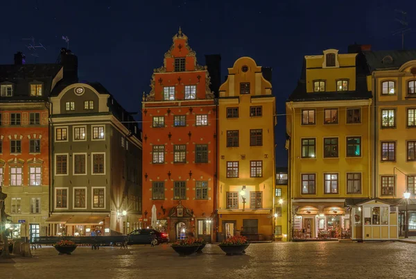 Stortorget in evening, Stockholm — Stock Photo, Image