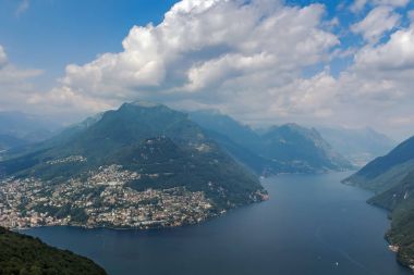 Lake lugano, İsviçre