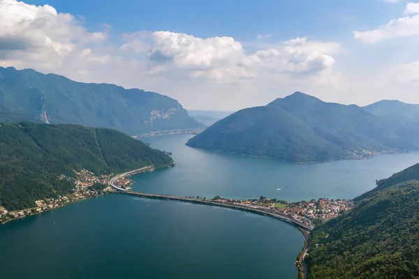 Lake Lugano, Switzerland — Stock Photo, Image