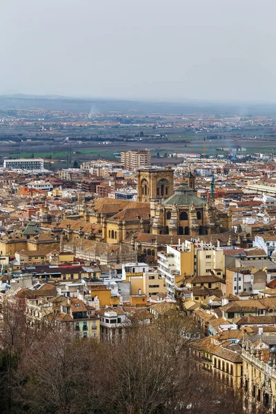 Vista da cidade de Granada, Espanha — Fotografia de Stock