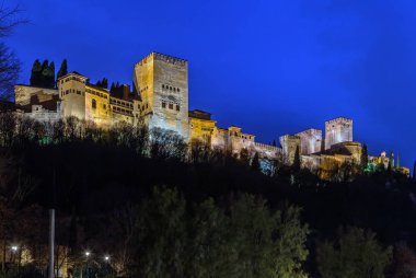 görünümünü Alhambra, Granada, İspanya