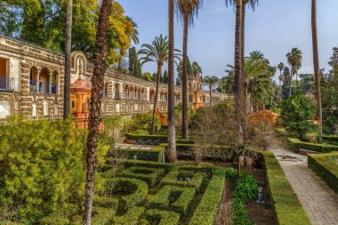 Galeri Grutescos içinde Alcazar Seville, İspanya