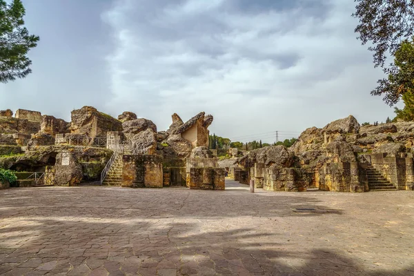 Anfiteatro romano em Italica, Espanha — Fotografia de Stock