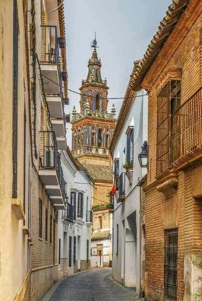 Straße in ecija, spanien — Stockfoto