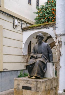 Heykeli Moses Maimonides, Cordoba, İspanya