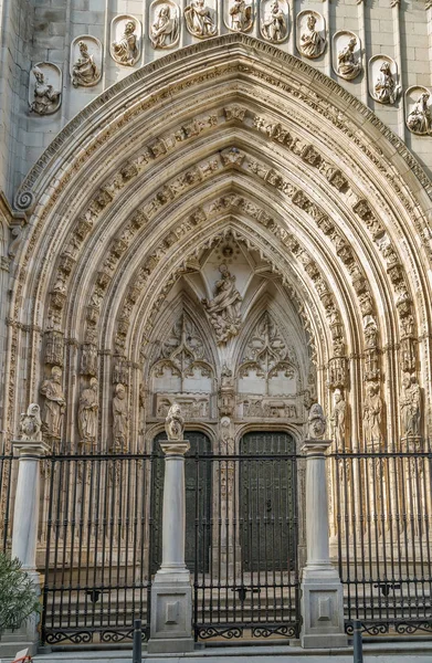 西班牙托莱多大教堂 — 图库照片