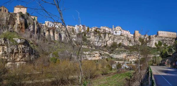 Kilátás Cuenca, Spanyolország — Stock Fotó