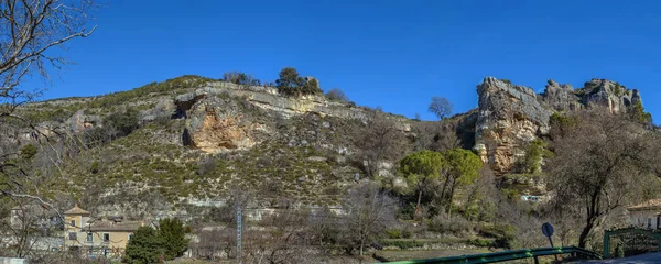 Blick auf die Felsen, Cuenca, Spanien — Stockfoto