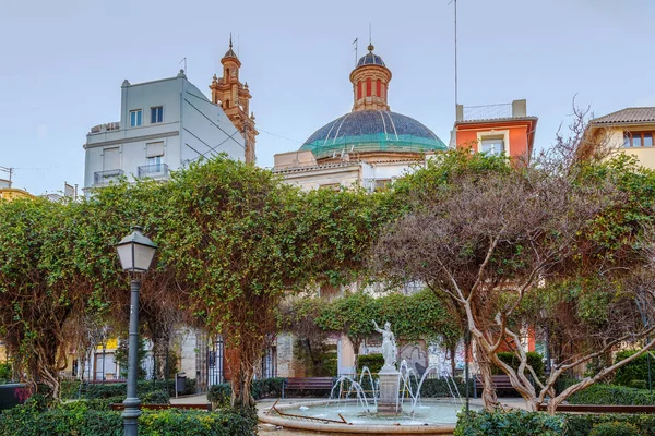 Jardines en Madrid, España — Foto de Stock