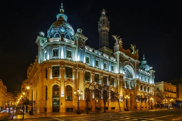 邮政局大楼，瓦伦西亚，西班牙 — 图库照片