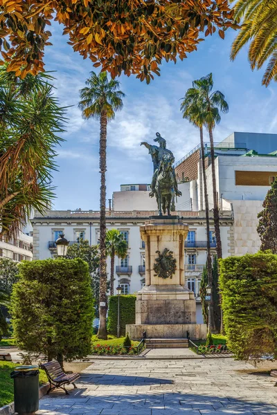 Estatua Ecuestre de Jaime I, Valencia, España — Foto de Stock