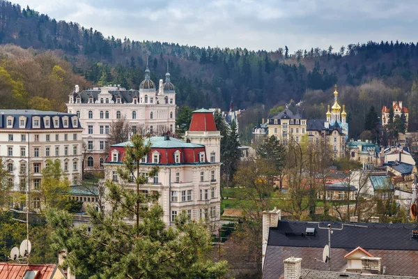 Görünüm Karlovy Vary, Çek Cumhuriyeti — Stok fotoğraf