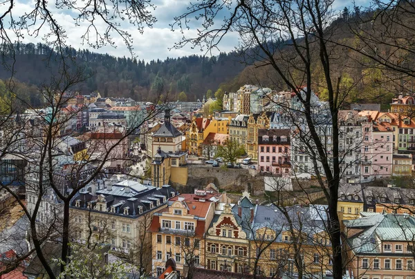 Görünüm Karlovy Vary, Çek Cumhuriyeti — Stok fotoğraf
