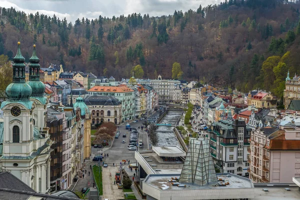 Weergave van Karlovy Vary, Tsjechië — Stockfoto