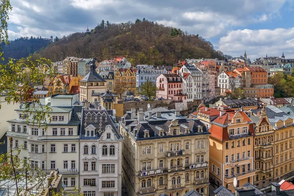 Weergave van Karlovy Vary, Tsjechië — Stockfoto