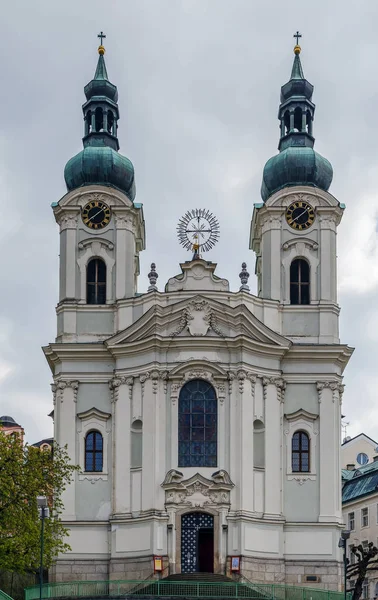 Kirche St. Maria Magdalena, Karlsbad — Stockfoto