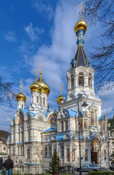 Iglesia de San Pedro y Pablo, Karlovy Vary —  Fotos de Stock