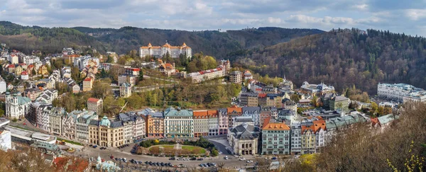 Weergave van Karlovy Vary, Tsjechië — Stockfoto