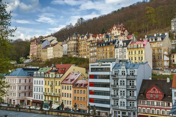 City center of Karlovy Vary, Czech republic — Stock Photo, Image