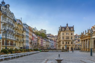 Karlovy Vary, Çek Cumhuriyeti'nde kare