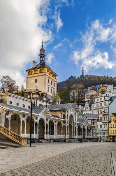 Kale kule, Karlovy Vary, Çek Cumhuriyeti — Stok fotoğraf