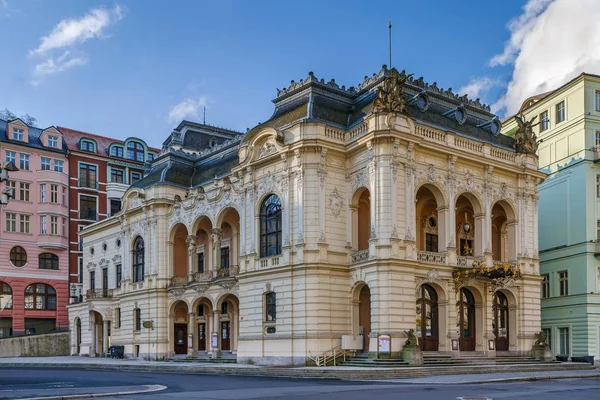 City Theatre, Karlovy Vary, República Checa — Fotografia de Stock