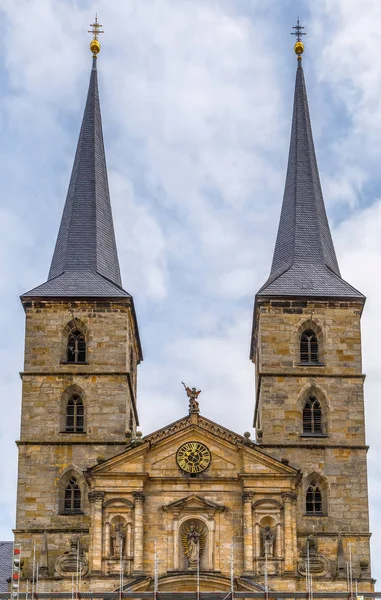 Michaelsberg 修道院，班贝格德国 — 图库照片