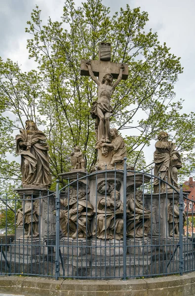 Obere Brucke, Bamberga, Germania — Foto Stock