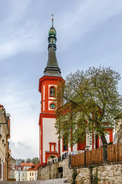 Den romersk-katolske kirke, Loket, Tsjekkia – stockfoto