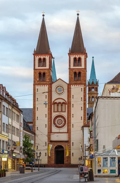 Catedral de Wurzburg, Alemanha — Fotografia de Stock