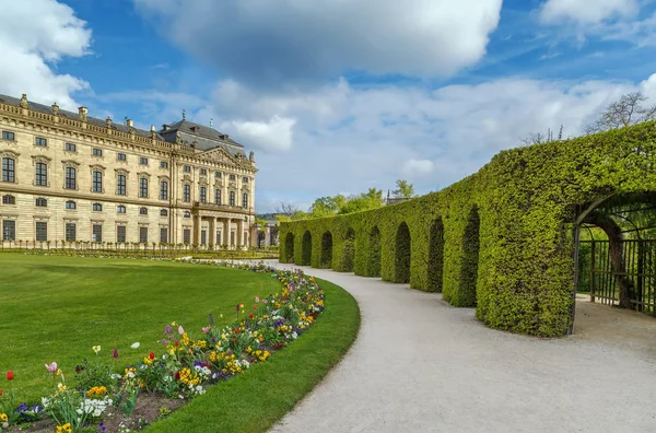 Residence trädgård, Würzburg, Tyskland — Stockfoto