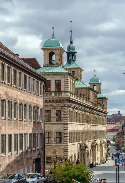 ニュルンベルク、ドイツの古い市庁舎 — ストック写真