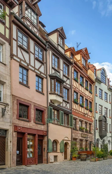Straat in Nuremberg, Duitsland — Stockfoto