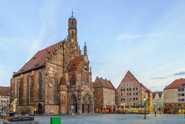 Frauenkirche, Nuremberg, Alemanha — Fotografia de Stock