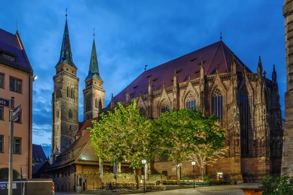 Церковь Святого Себальдуса, Нюрнберг, Германия — стоковое фото